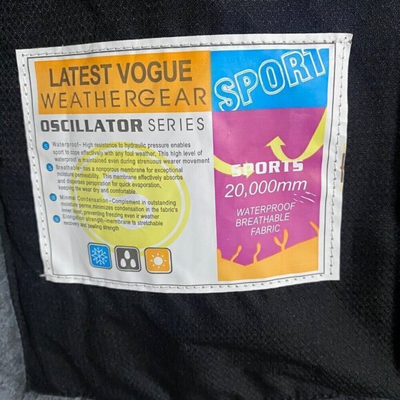 Outdoorsports OSCILLATOR SERIES Blue Hooded Mens jacket coat - Picture 10 of 10